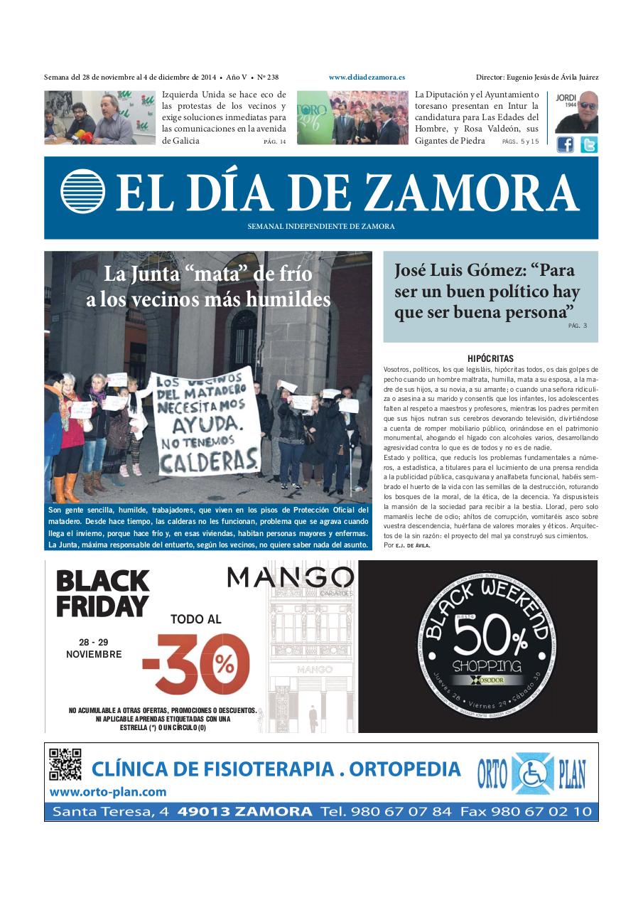 El DÃ­a de Zamora. Viernes 28-Noviembre-2014.pdf - página 1/32