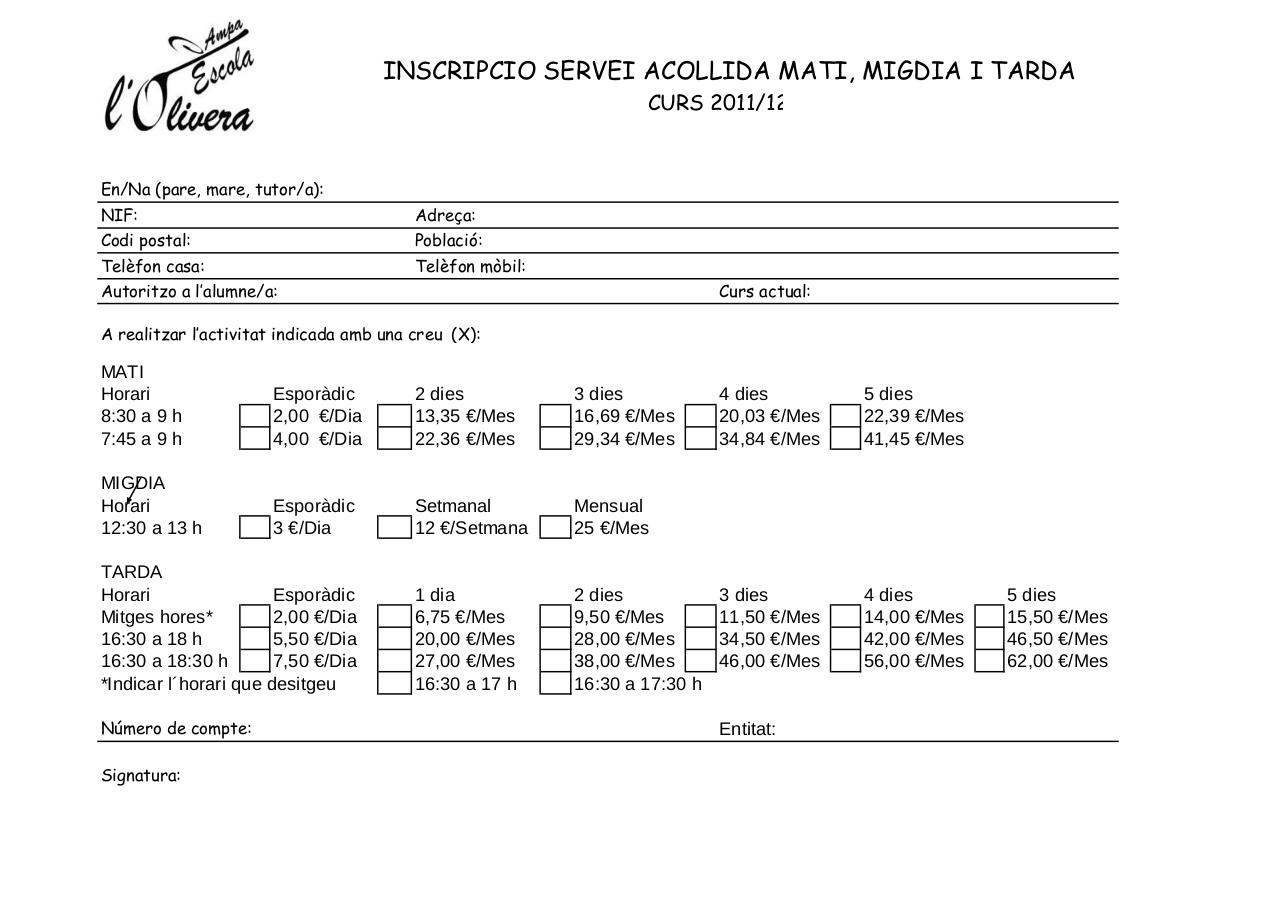 Vista previa del documento InscripciÃ³ acollida.pdf - página 1/1