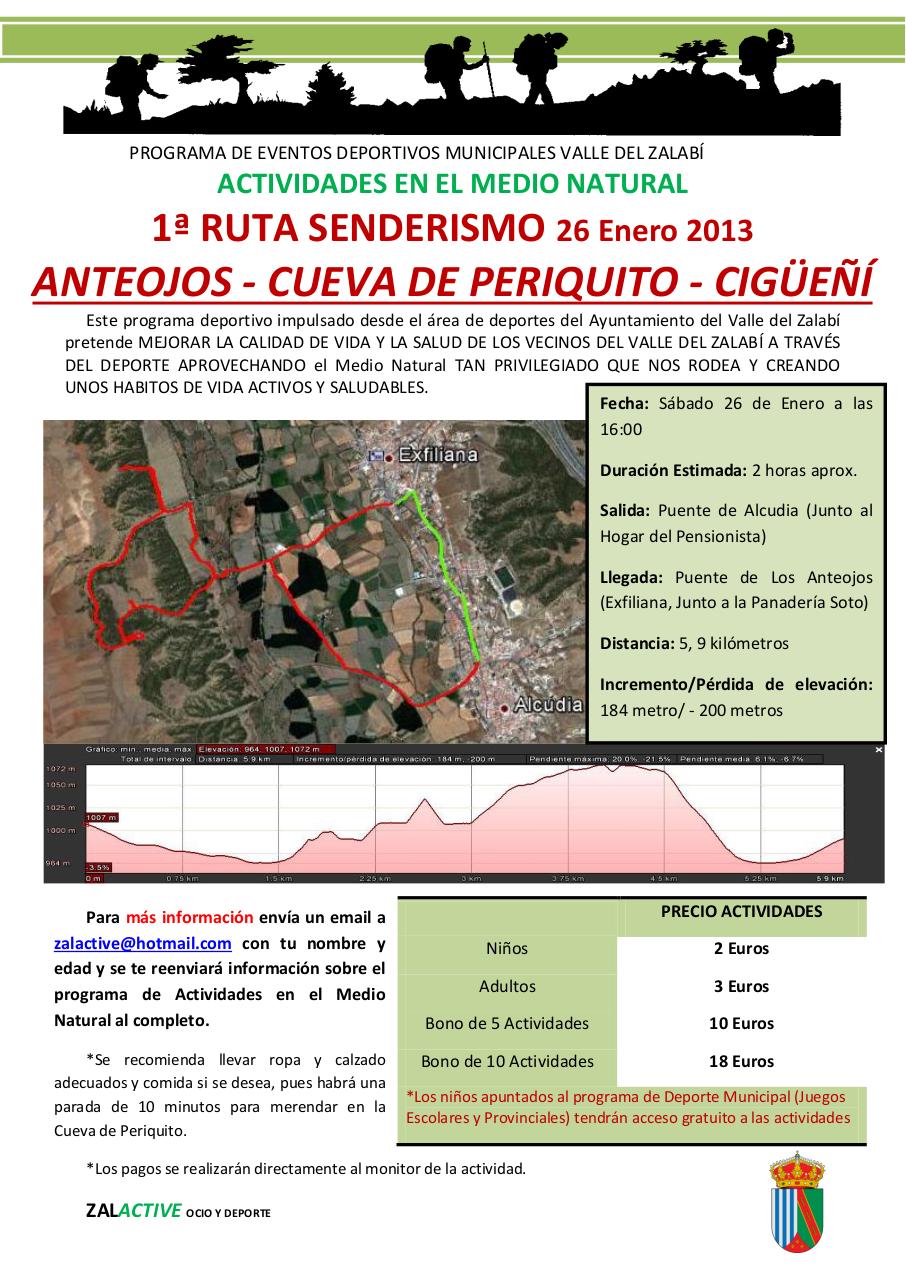 Vista previa del documento 1. Actividad. Ruta Anteojos-Cueva de Periquito-CigÃ¼eÃ±Ã­.pdf - página 1/1