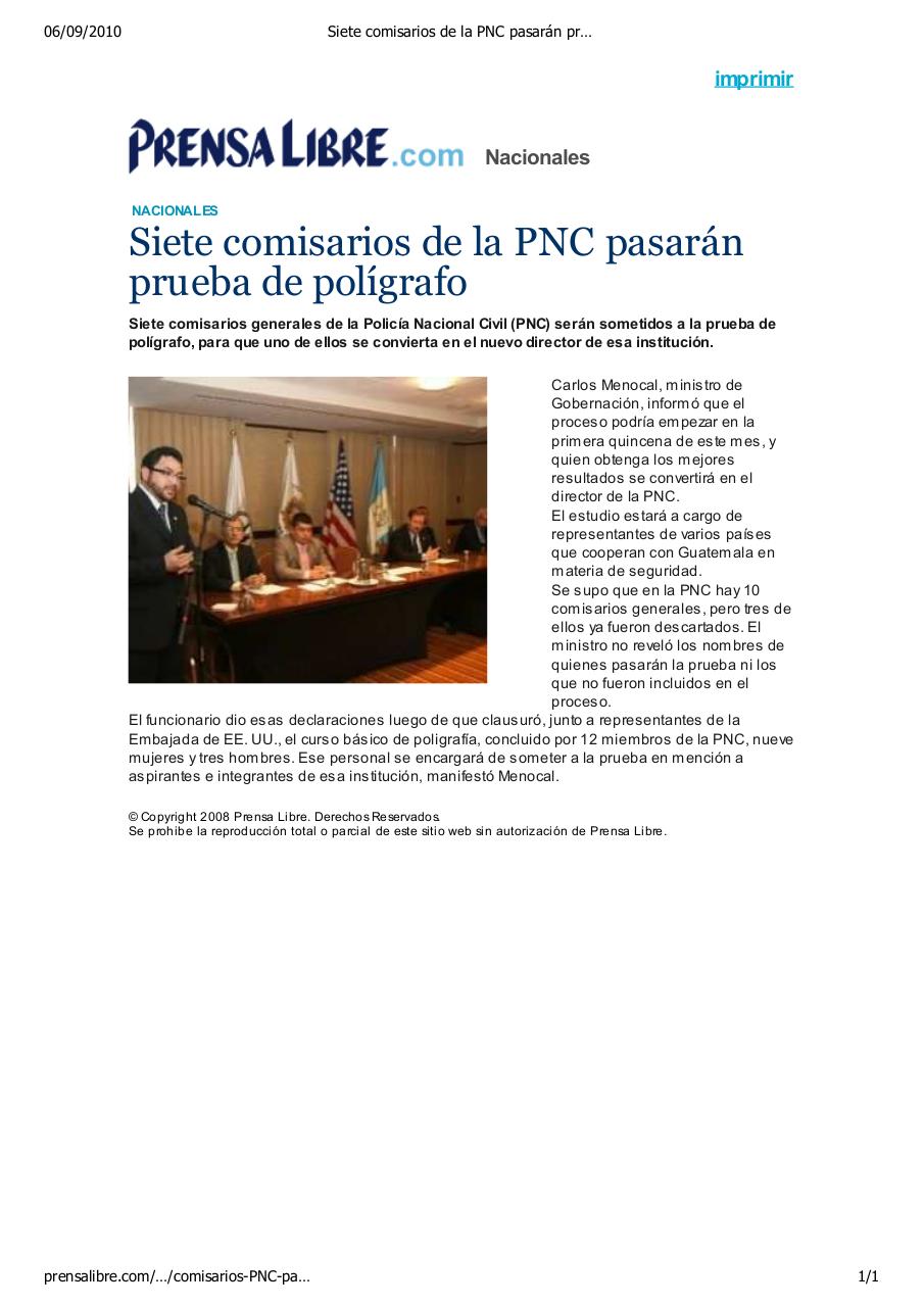 Vista previa del documento COMISARIOS DE LA PNC AL POLIGRAFO.pdf - página 1/1