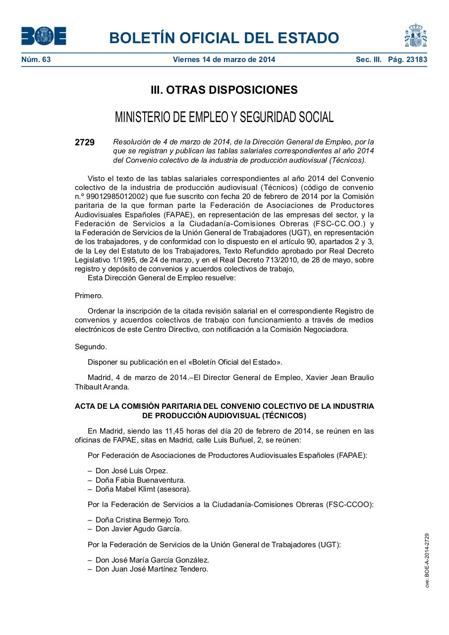 Tabla-Salarial-TÃ©cnicos-audiovisuales-2014.pdf - página 1/9