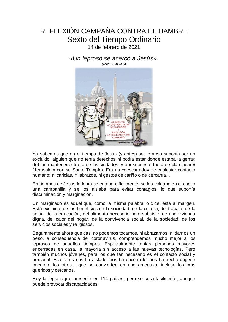 REFLEXIÃ“N CAMPAÃ‘A CONTRA EL HAMBRE.pdf - página 1/3